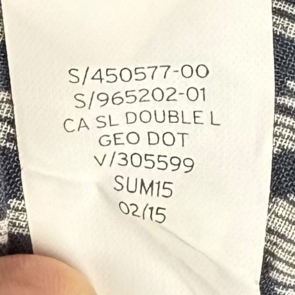 Gap Geometric Ruffle Cami Top Adjustable Straps Navy White XS Fits Like Small - Picture 8 of 9